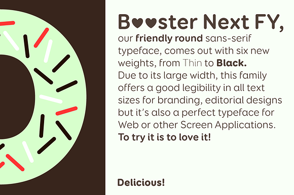 Booster Next FY Black in Display Fonts - product preview 1