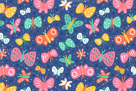 Flowers, Butterflies and Hearts in Patterns - product preview 3
