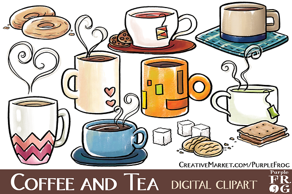 clipart tea and coffee - photo #3