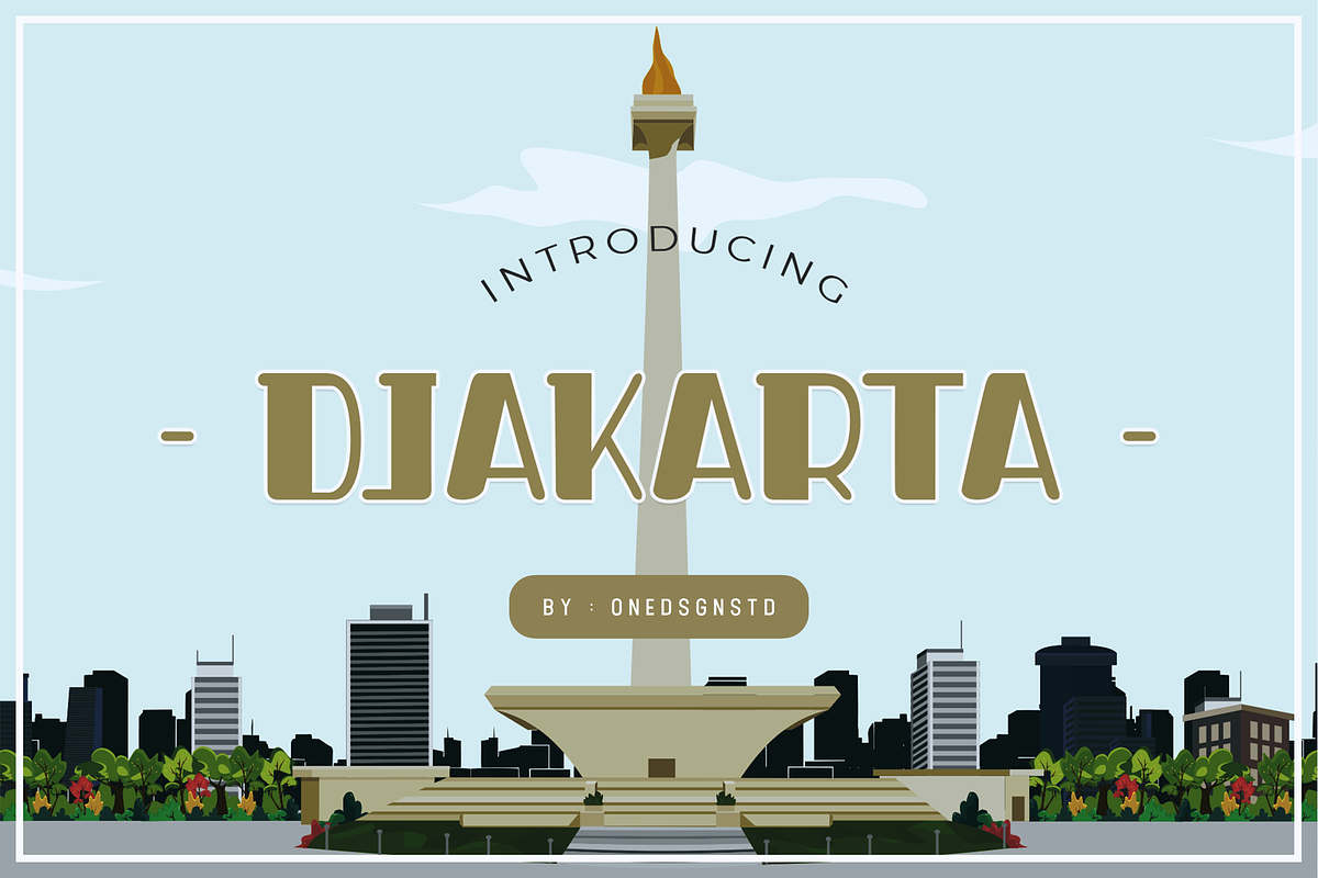 Djakarta Fonts in Display Fonts