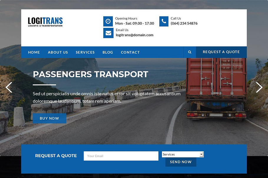 LOGITRANS LOGISTIC HTML TEMPLATE in HTML/CSS Themes