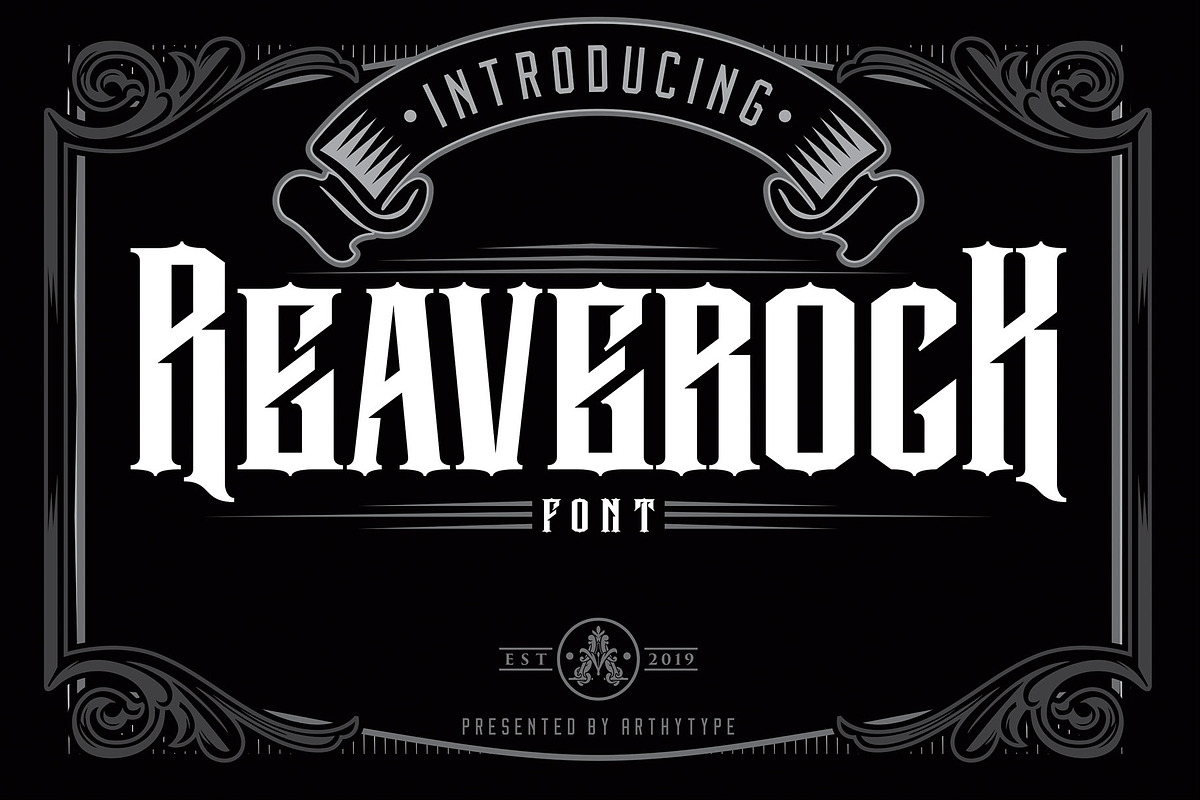 Reaverock Display font in Display Fonts