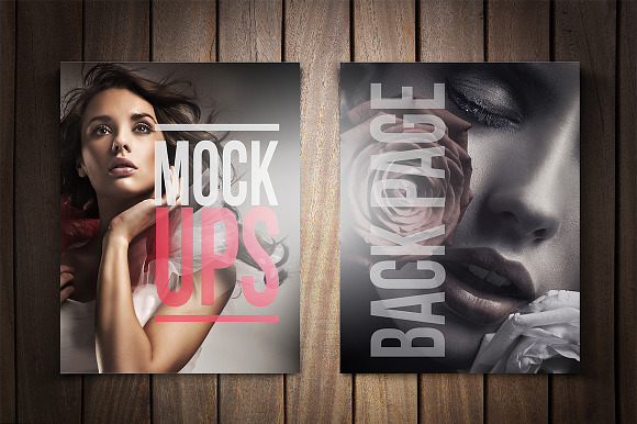 One Page Flyer Mockup in Product Mockups - product preview 3