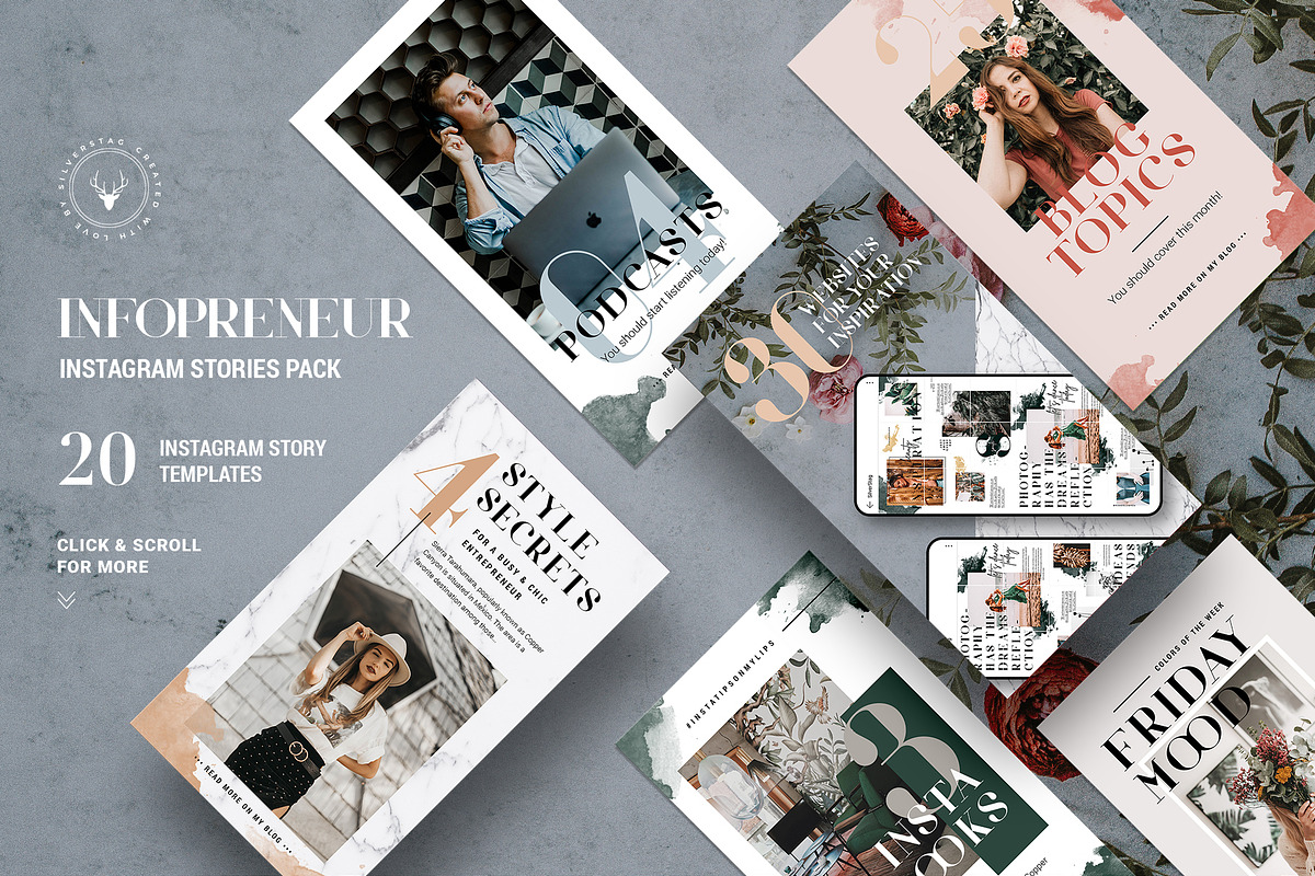4th of July Instagram Bundle 95% OFF in Instagram Templates - product preview 1