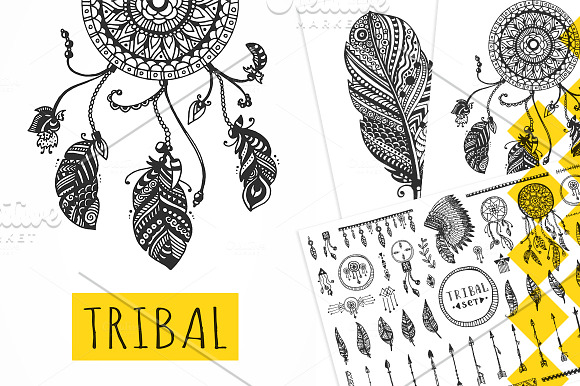 TRIBAL Vector Elements Collection in Objects