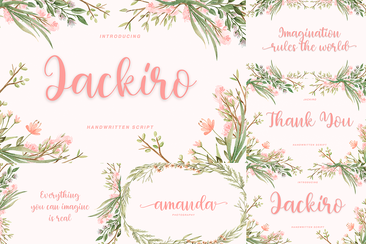 Handlettered Font Bundle 12 in 1 in Script Fonts - product preview 6