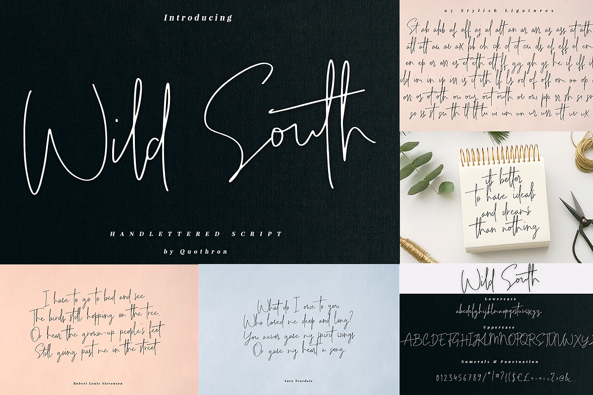 Handlettered Font Bundle 12 in 1 in Script Fonts - product preview 2