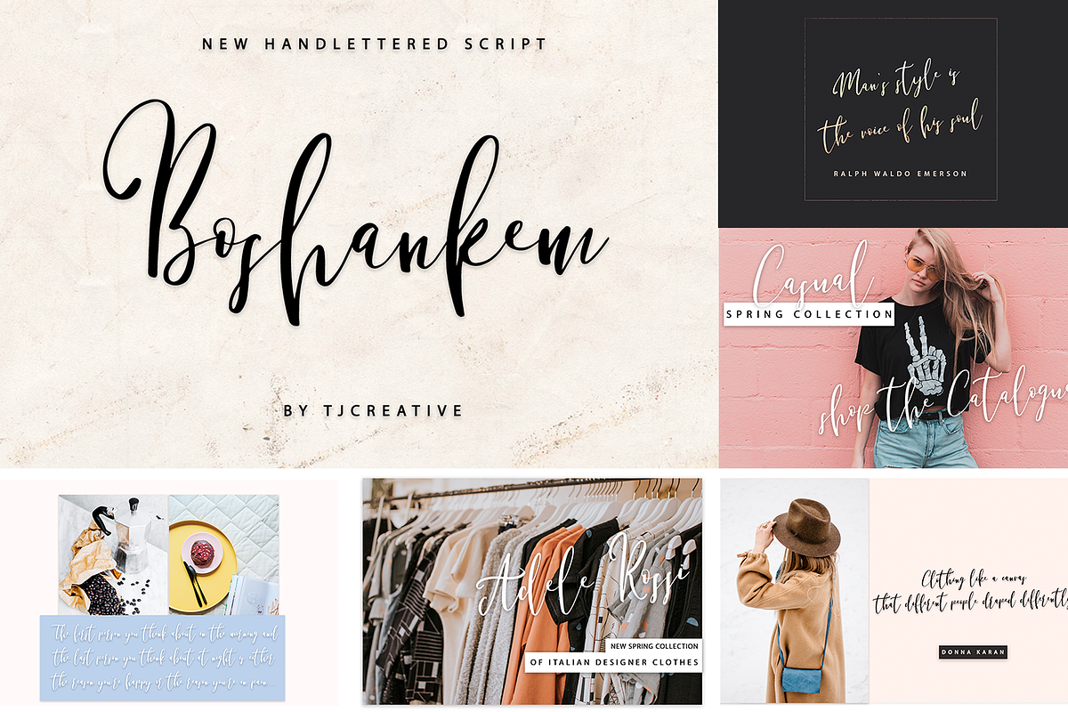 Handlettered Font Bundle 12 in 1 in Script Fonts - product preview 9