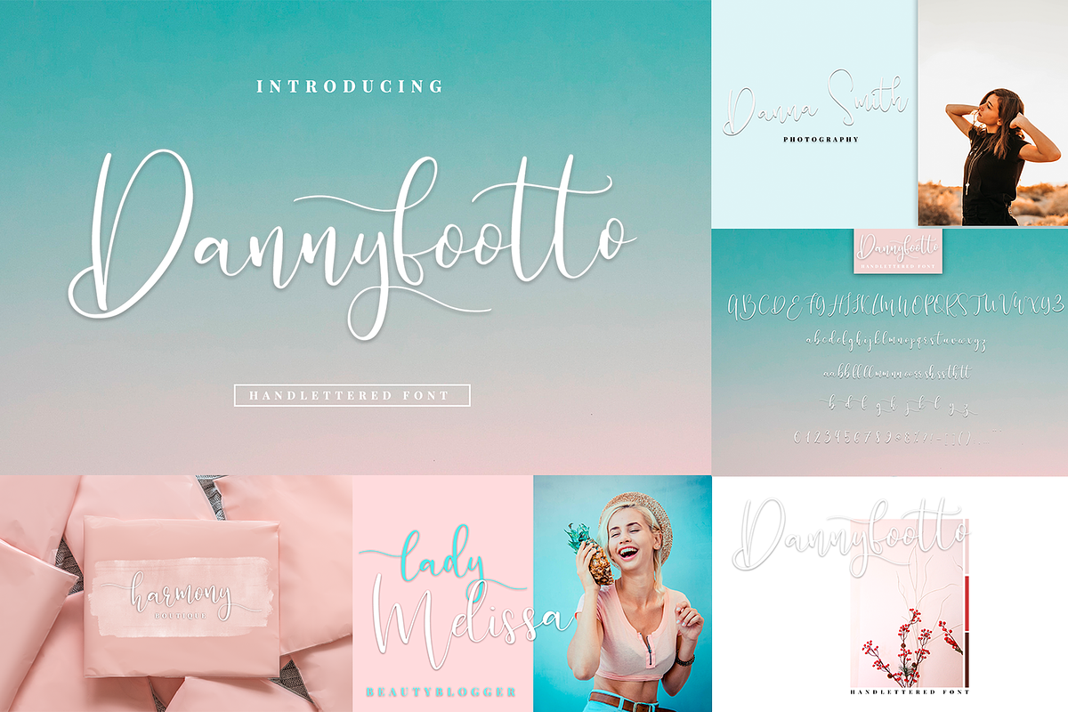 Handlettered Font Bundle 12 in 1 in Script Fonts - product preview 12