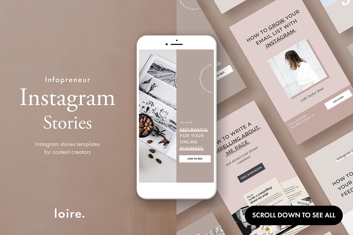 Infopreneur complete social bundle in Instagram Templates - product preview 2