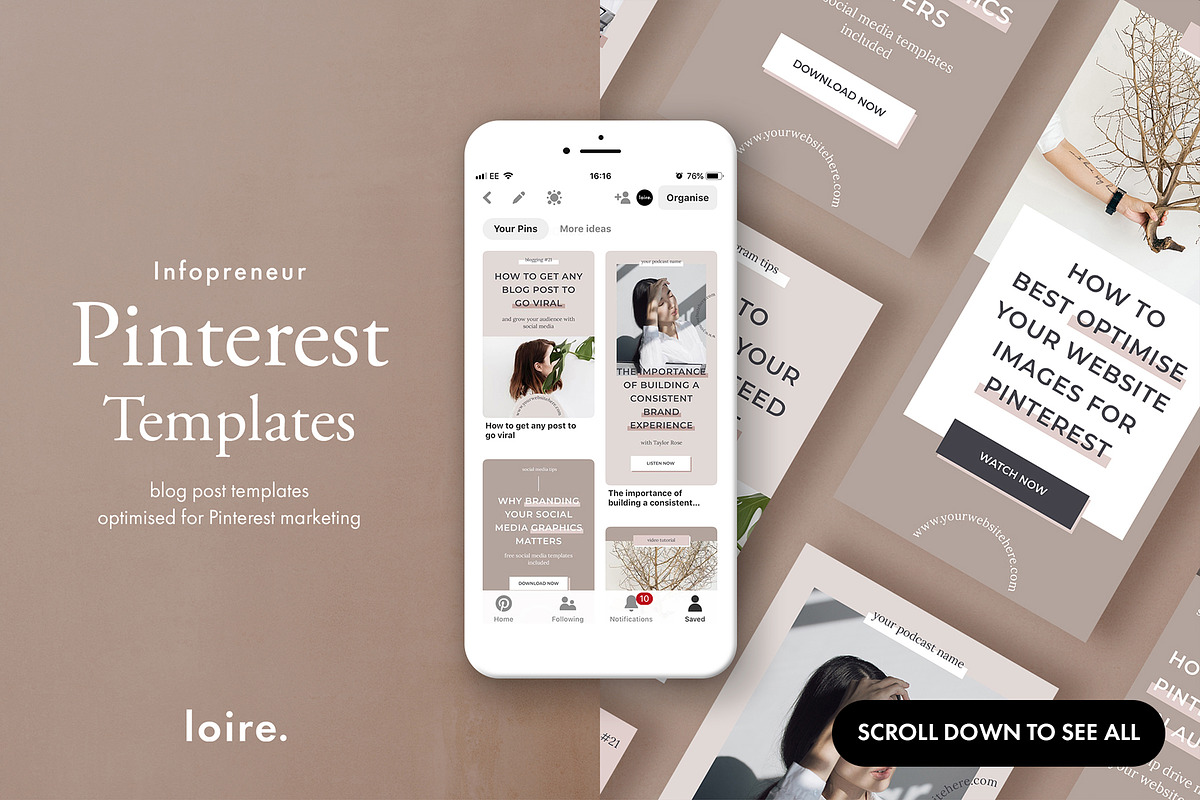 Infopreneur complete social bundle in Instagram Templates - product preview 3