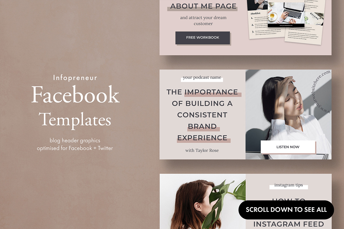 Infopreneur complete social bundle in Instagram Templates - product preview 4