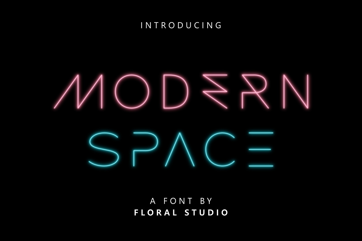 MODERN SPACE FONT in Sans-Serif Fonts