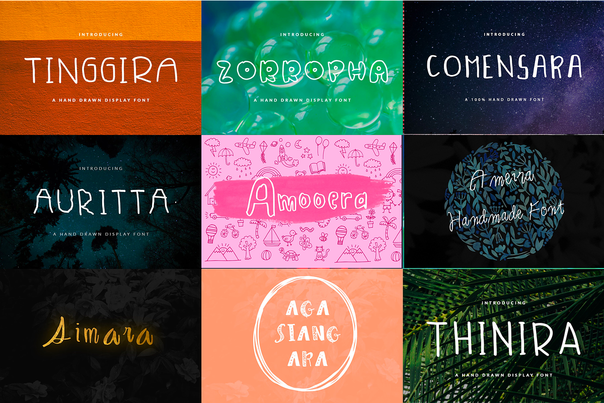 26 Handwritten Fonts Bundle in Display Fonts - product preview 3