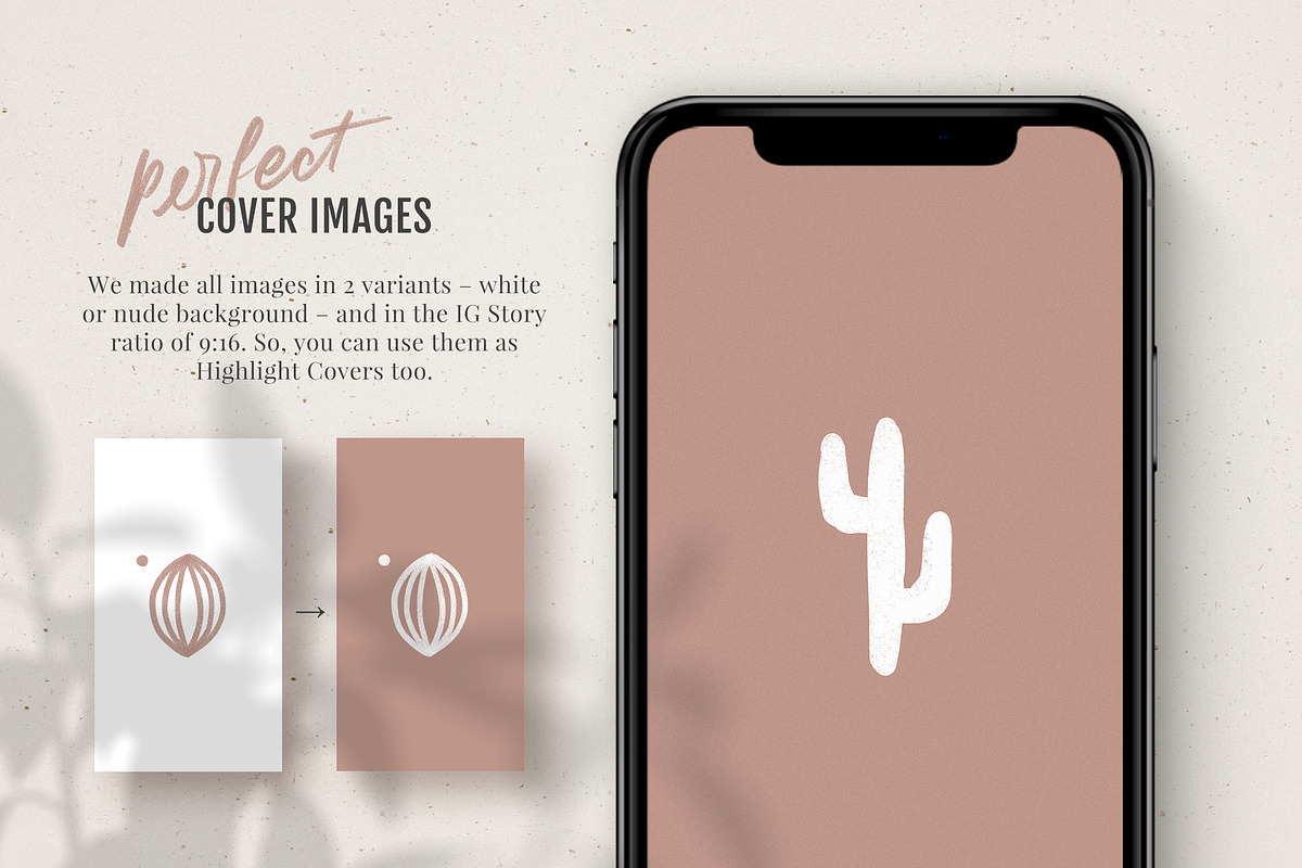 Instagram Highlight Icons – Desert in Instagram Templates - product preview 2
