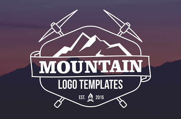 25 Mountain Logo Templates in Logo Templates