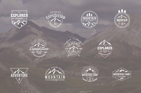 25 Mountain Logo Templates in Logo Templates - product preview 2