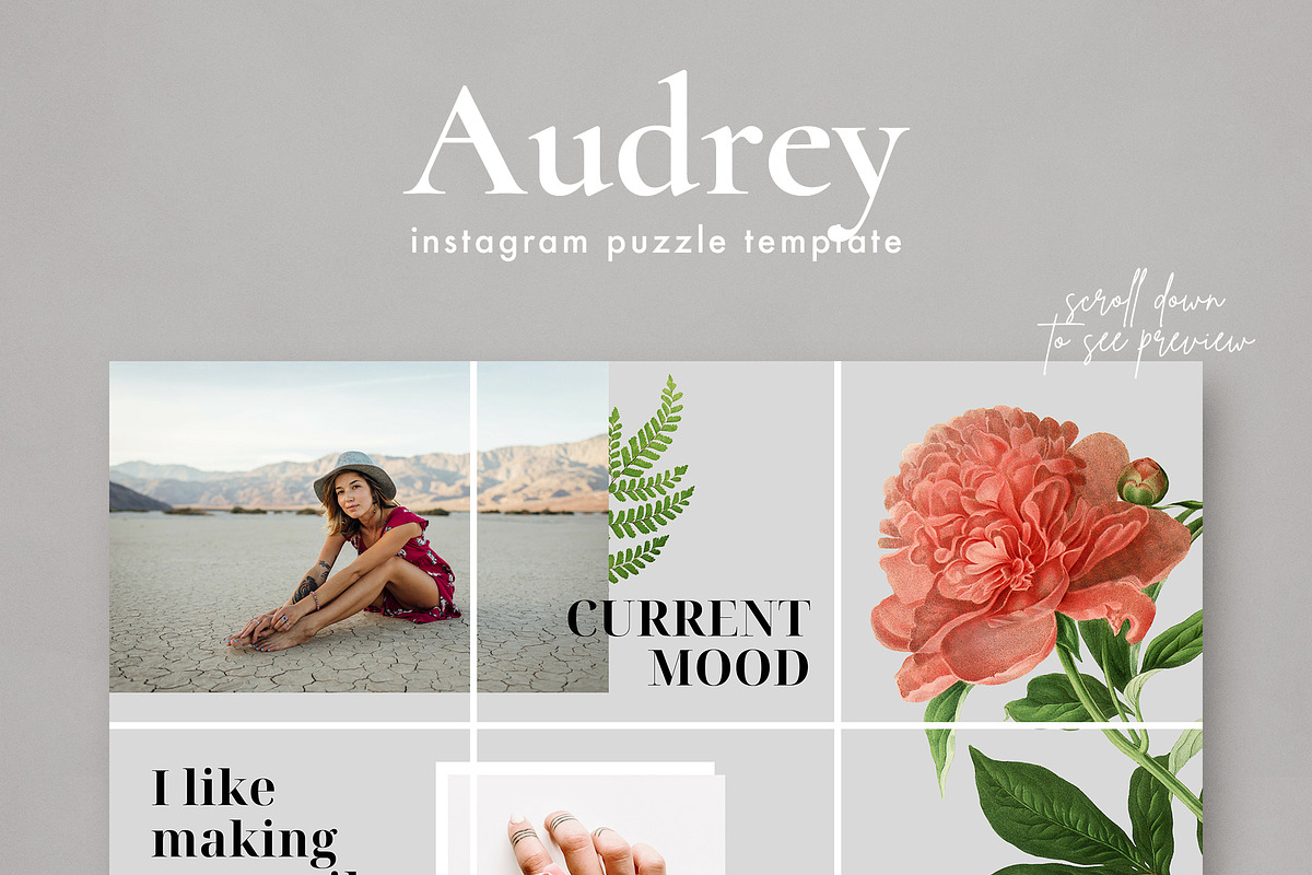 Puzzle template bundle for CANVA in Instagram Templates - product preview 9