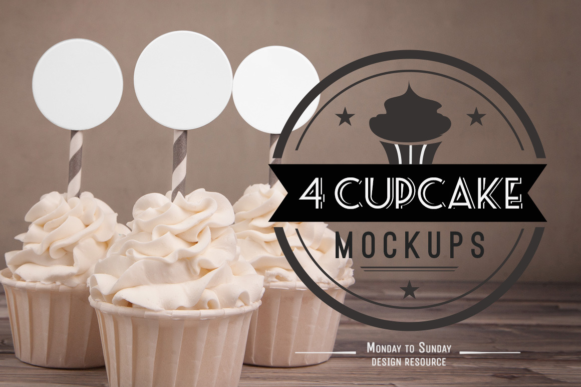 Download Cupcake Mock-ups: perfect for ETSY ~ Product Mockups ~ Creative Market