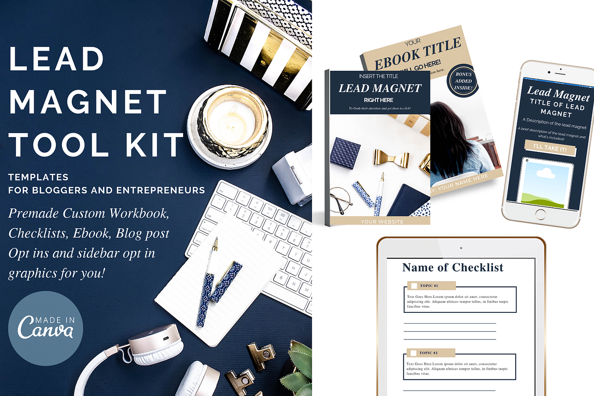 Canva Lead Magnet Tool Kit in Email Templates