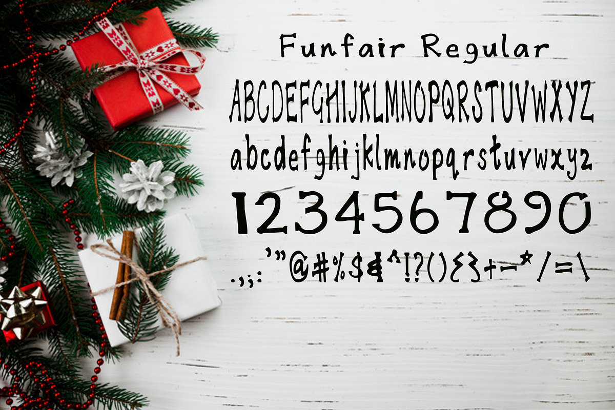 Funfair Regular Font in Display Fonts