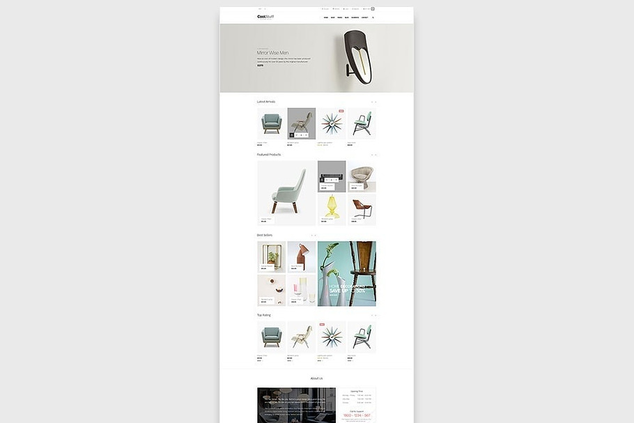 LEO COOL STUFF PRESTASHOP THEME in Bootstrap Themes - product preview 2