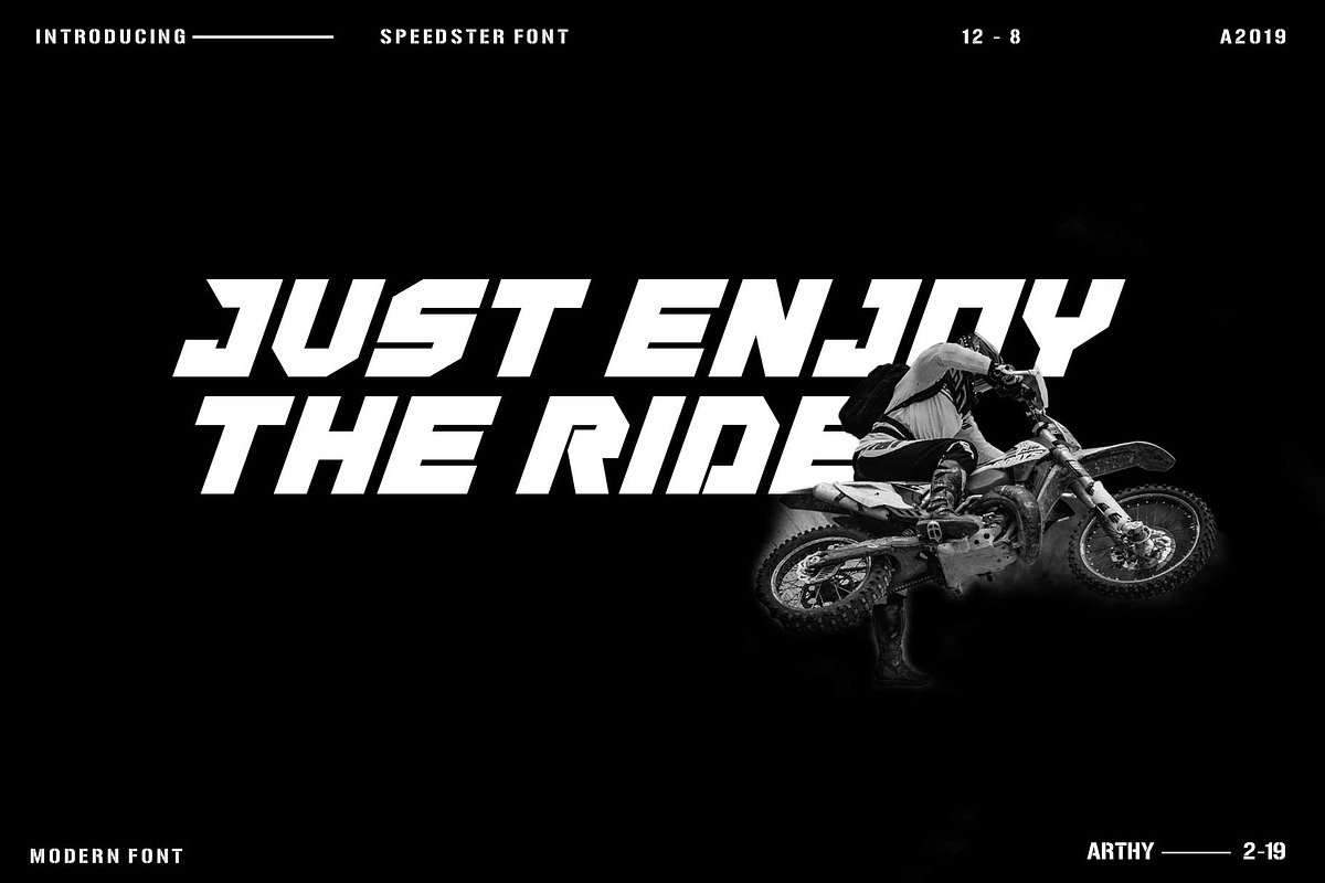 Speedster Display Font in Display Fonts - product preview 4