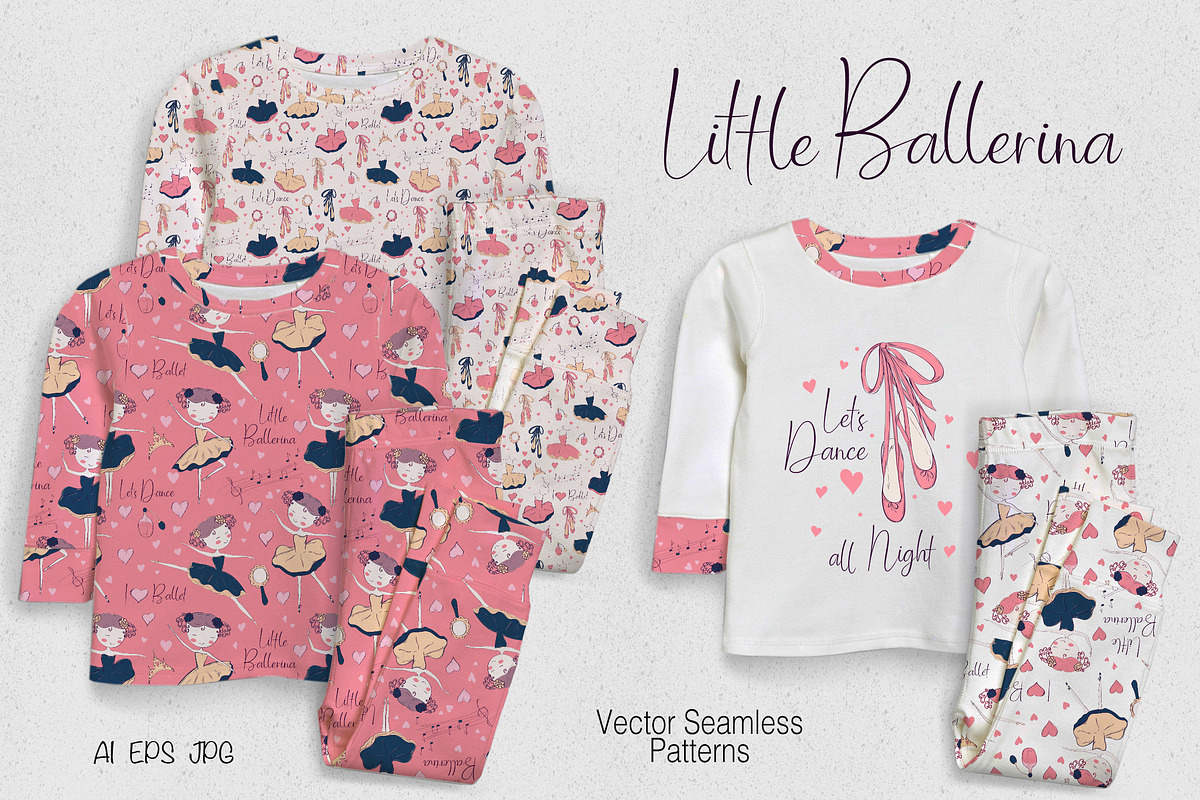 Little Ballerina in Patterns - product preview 1