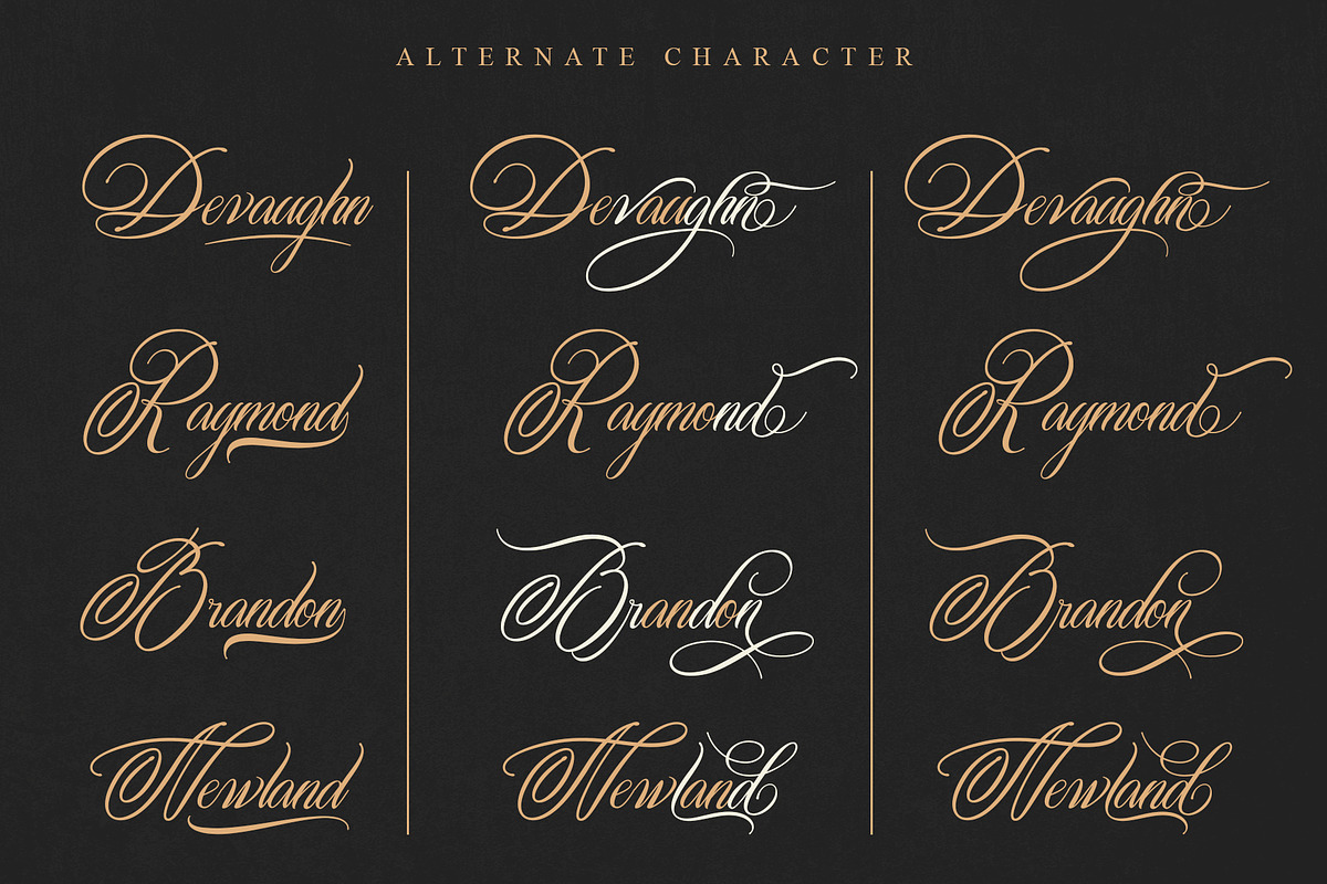Marmoreal in Script Fonts - product preview 2