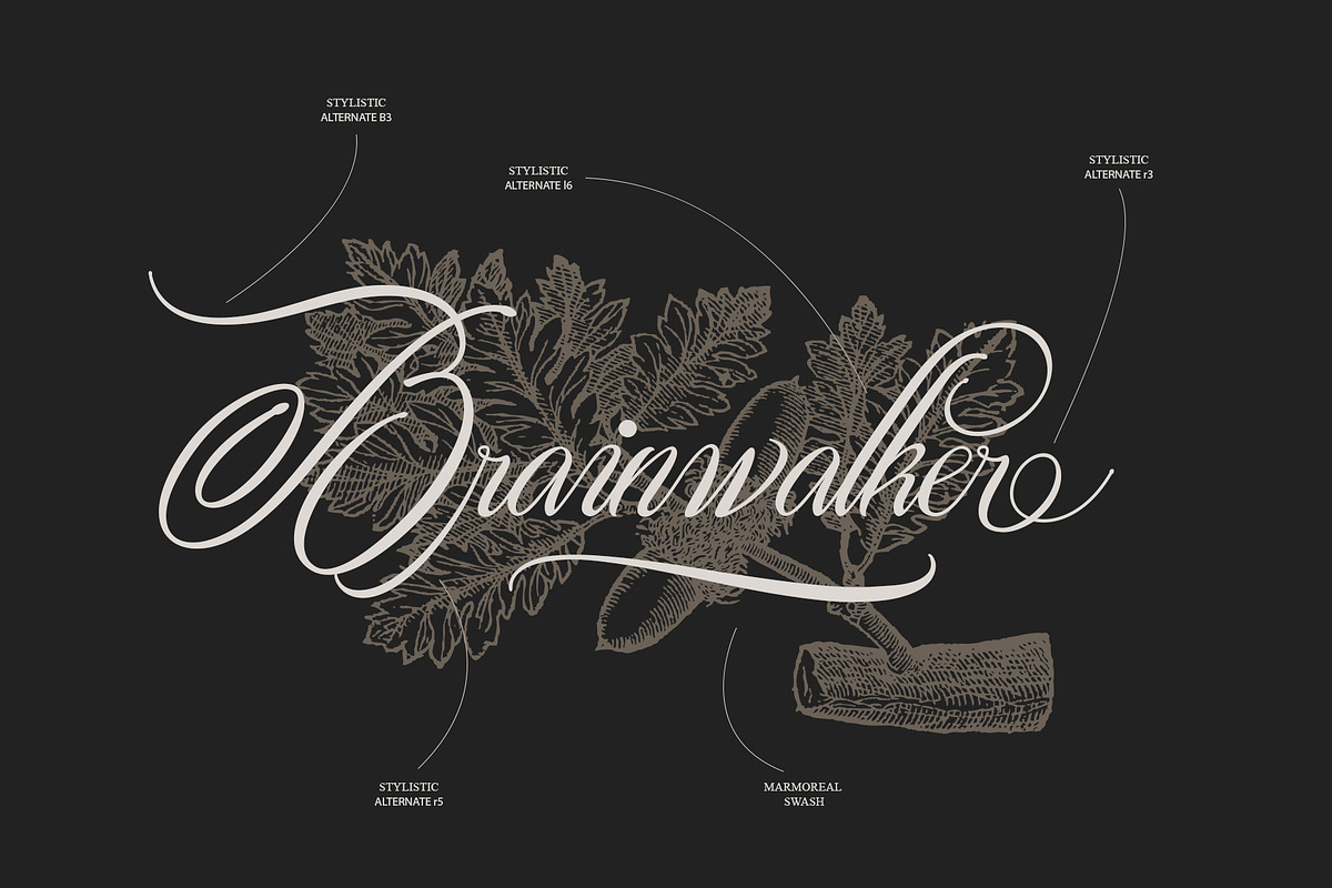 Marmoreal in Script Fonts - product preview 6