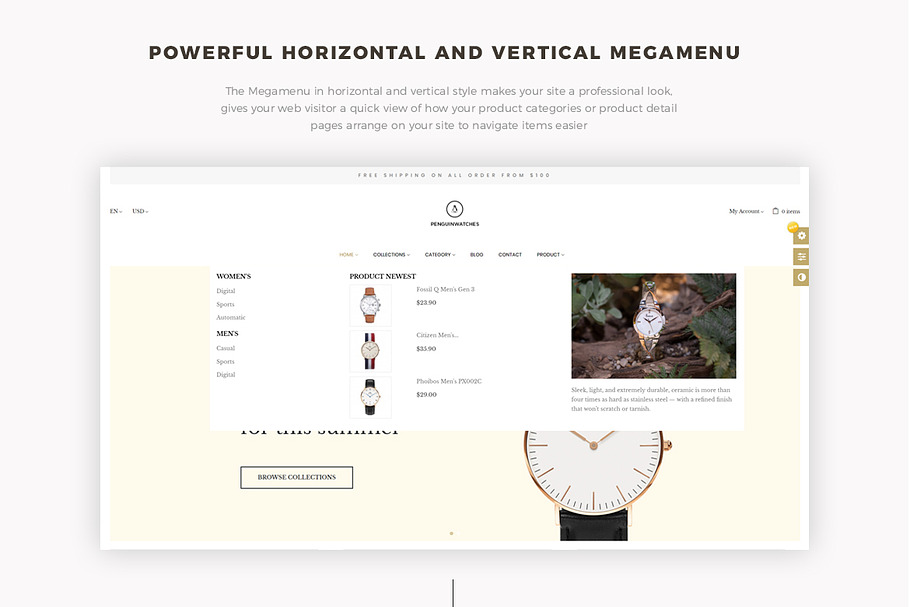 LEO PENGUINWATCH PRESTASHOP THEME in Bootstrap Themes - product preview 5