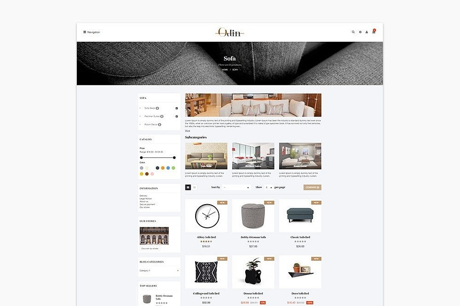 LEO ODIN PRESTASHOP THEME in Bootstrap Themes - product preview 1
