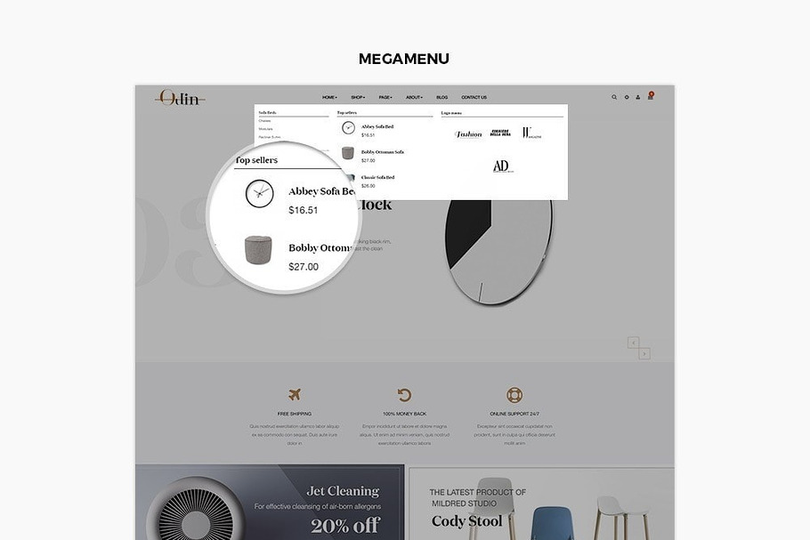 LEO ODIN PRESTASHOP THEME in Bootstrap Themes - product preview 3
