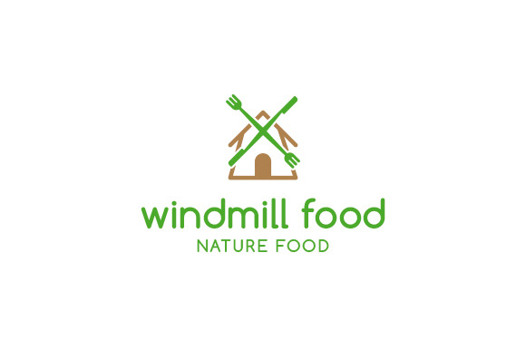 Windmill Food Logo in Logo Templates - product preview 1