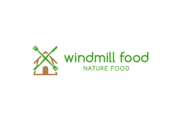 Windmill Food Logo in Logo Templates - product preview 2