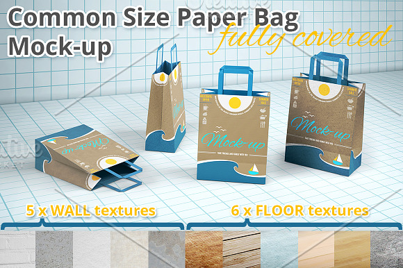 Download Shopping Paper Bag Mockup