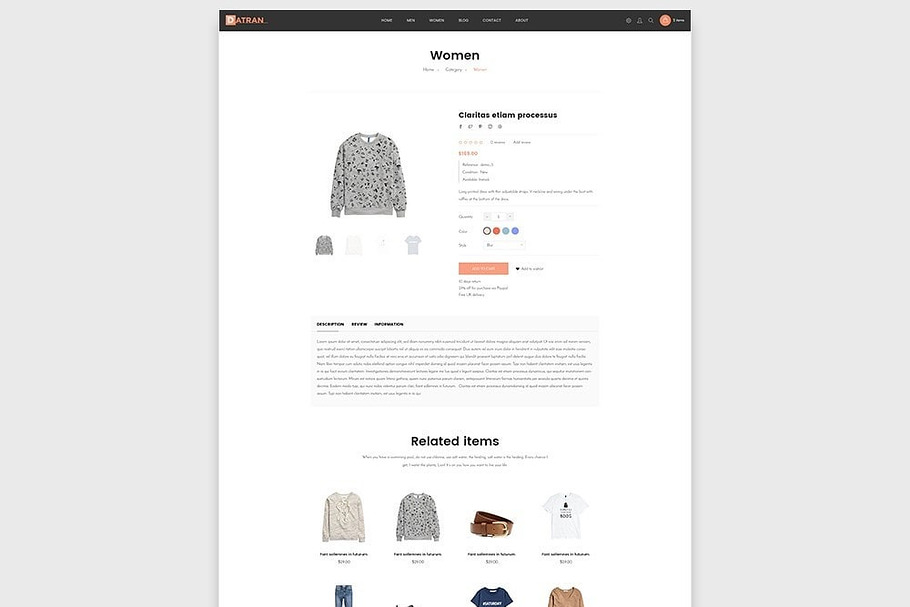 LEO DATRAN PRESTASHOP THEME in Bootstrap Themes - product preview 4