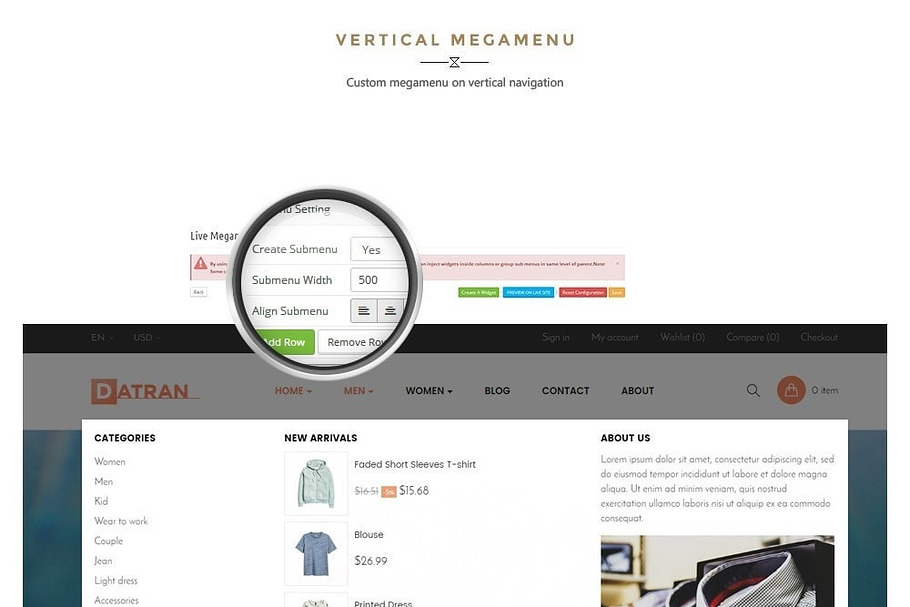 LEO DATRAN PRESTASHOP THEME in Bootstrap Themes - product preview 5