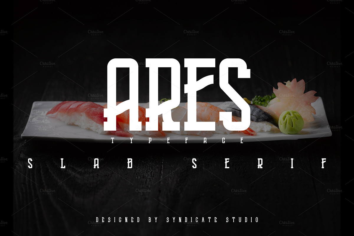 ARES I Japanese theme in Slab Serif Fonts