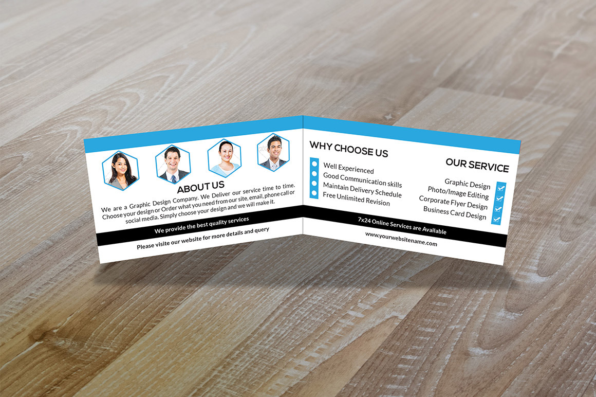 Folded Business Card Vol1 Business Card Templates Creative Market
