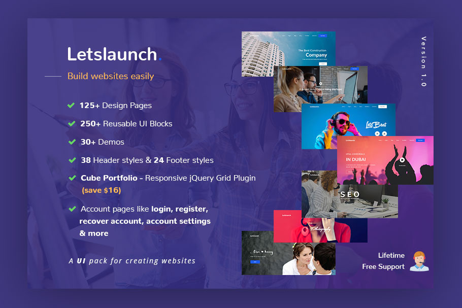 LetsLaunch | Multi-Purpose Template in Bootstrap Themes