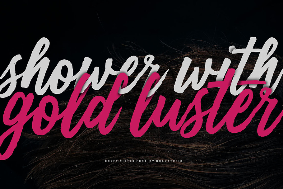 Korey Sister in Script Fonts - product preview 3