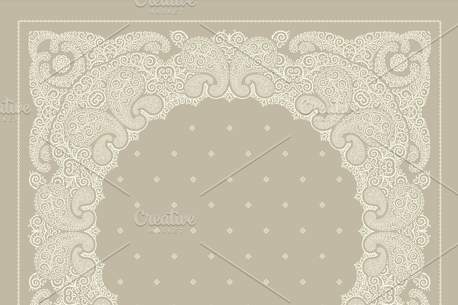 Bandanna print design set (vector) in Patterns - product preview 3