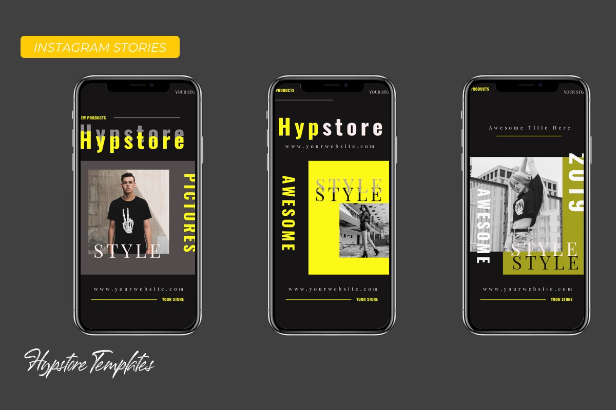 Hypstore Instagram Stories Template. in Instagram Templates - product preview 1