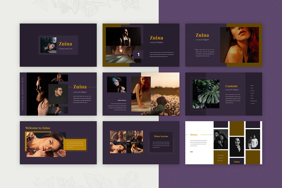 Zuina Powerpoint Presentation in Presentation Templates - product preview 2