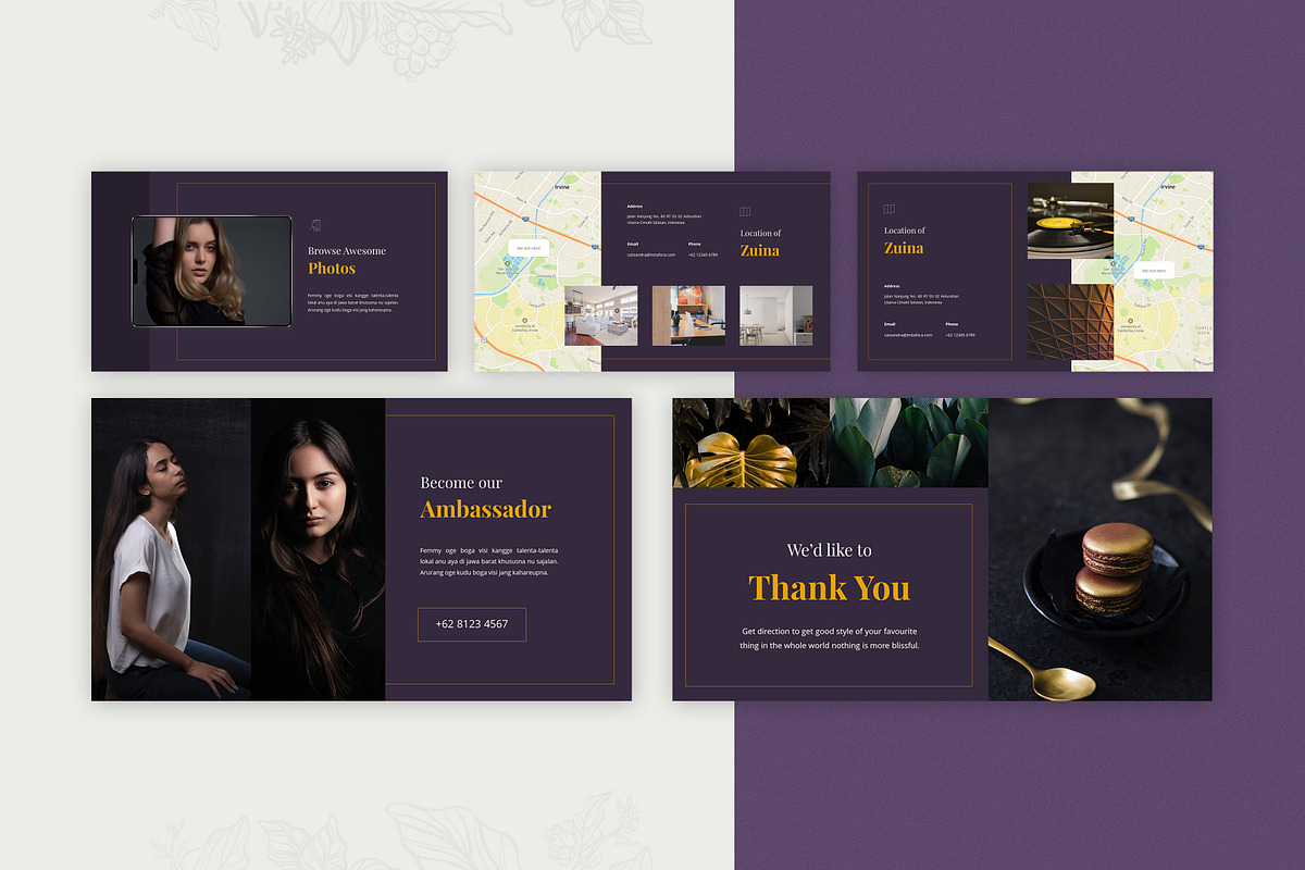 Zuina Powerpoint Presentation in Presentation Templates - product preview 5
