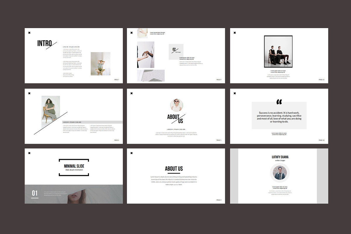 Lorem Ipsum Business Powerpoint in Presentation Templates - product preview 6