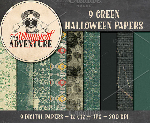 Halloween Papers Bundle in Patterns - product preview 2
