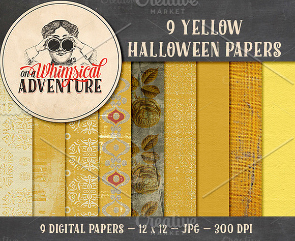 Halloween Papers Bundle in Patterns - product preview 5