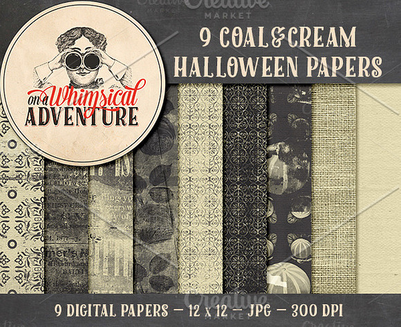 Halloween Papers Bundle in Patterns - product preview 6
